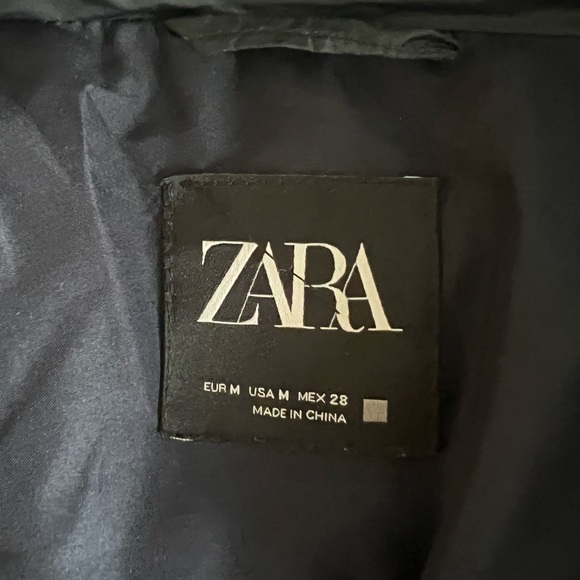 Zara down puffer coat size M - Picture 4 of 4